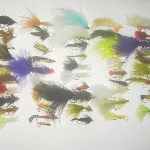 50 Assorted streamers fly fishing flies